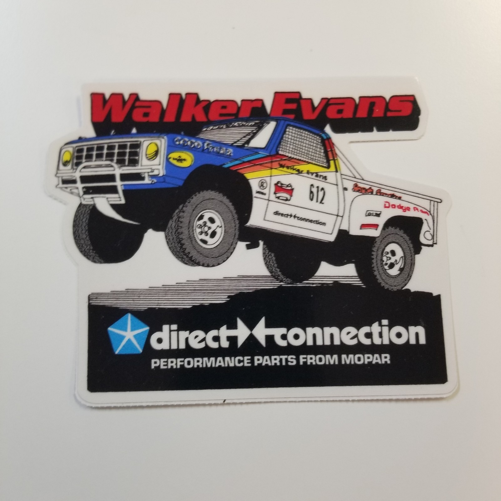 Walker Evans Direct Connection sticker decal hot rod rat vintage look race 283