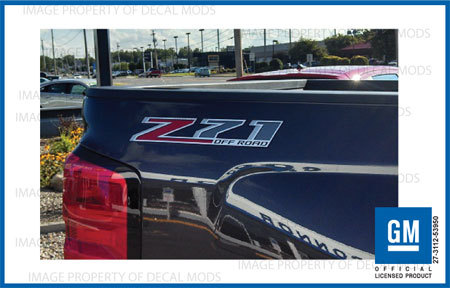 Z71 Off Road Decals Stickers 2014 2015 2016 2017 Sierra Silverado GMC Sierra – F