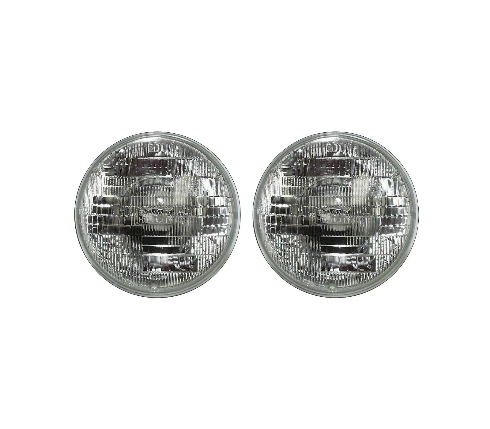 Headlight Graphics 6.5 inch PAIR 2 Sticker Set Racing Headlamp Drag Racing