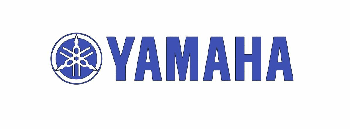 2x Yamaha Logo Vinyl Sticker Decal 6″ 8″ 10″ 12″ 16″ 20″ 23″ Multiple Colors