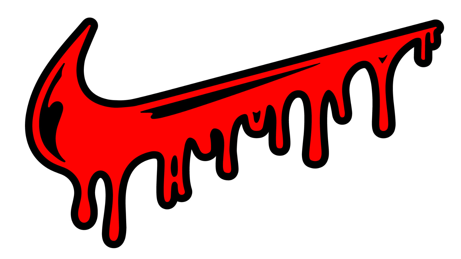 Sticker Nike Drip 2 Layers Decal Oracal 651 Vinyl for Cars Motorcycle Laptop PC
