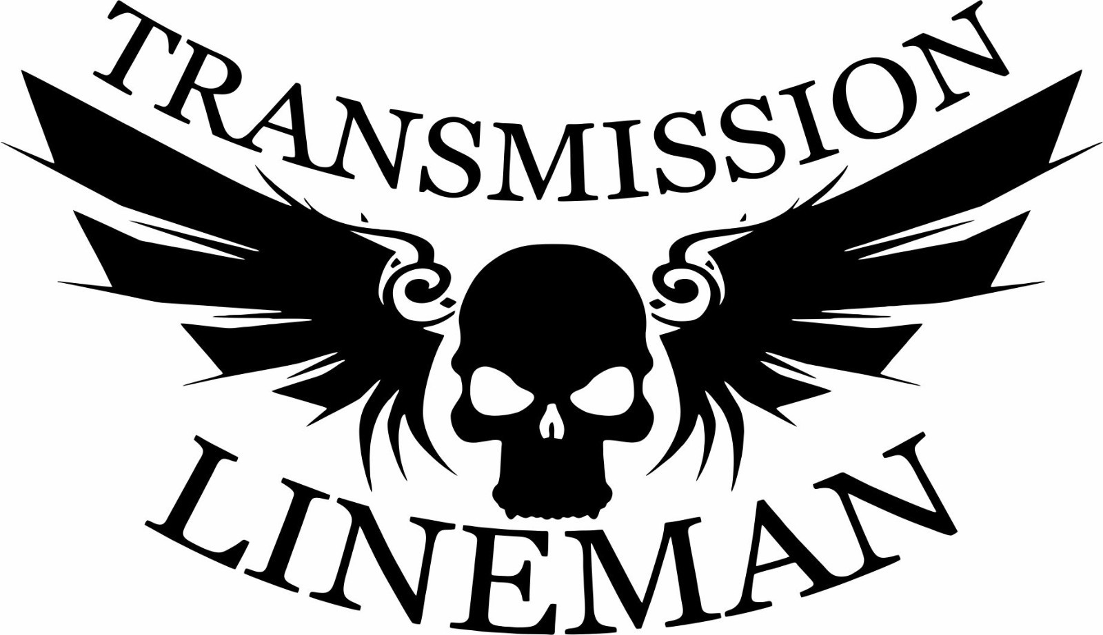 Lineman Electrician Journeyman Skull Wings Car Truck Window Vinyl Decal Sticker