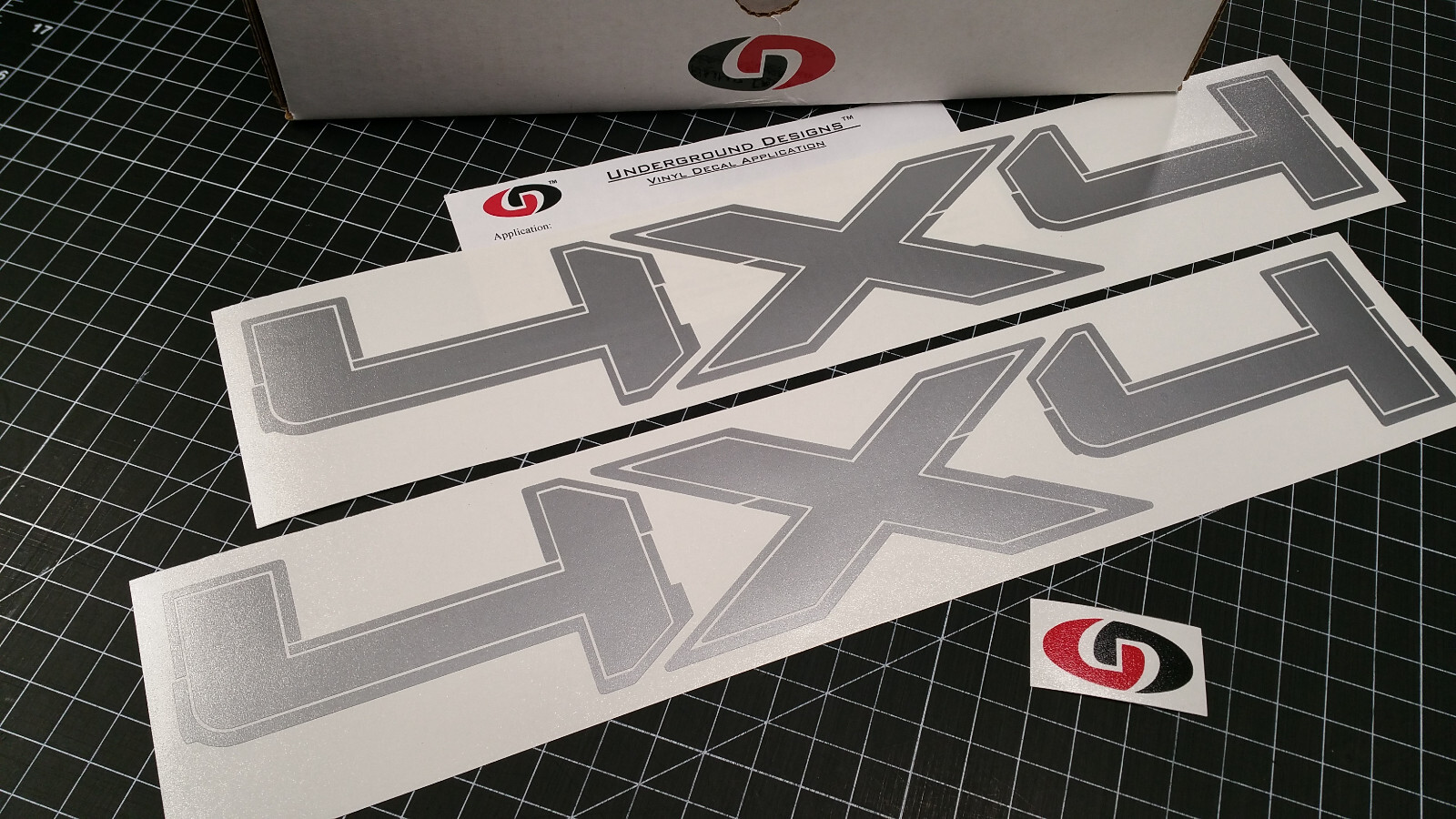 4×4 F150 Decals (2) Truck Bed Stickers Fits 2009-14 F-150 3.5L Ecoboost & 5.0 V8