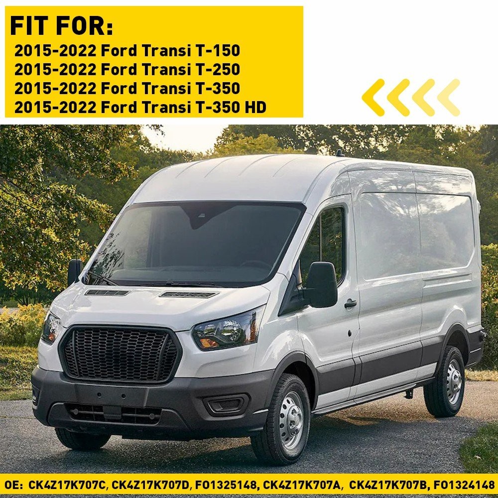 1/2Set Right Left Passenger Upper Mirror Glass for Ford 15-22 Transit T150 250 3