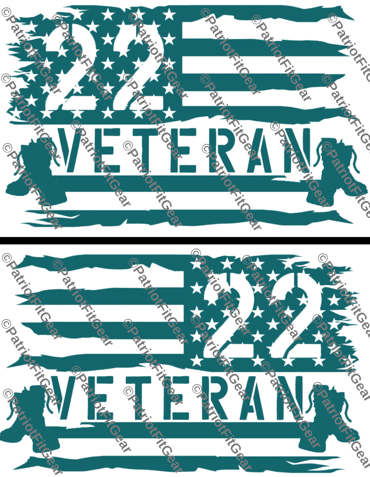 Veteran 22,PTSD The War Within,Support Our Troops,Military,Custom Vinyl Decals