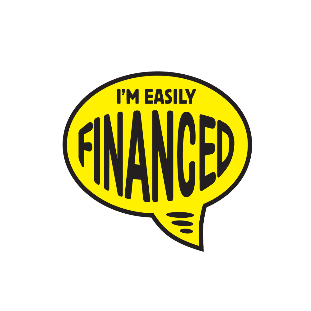 Yellow & Black Auto Bubbles Dealership Windshield Advertisement Decal Sticker