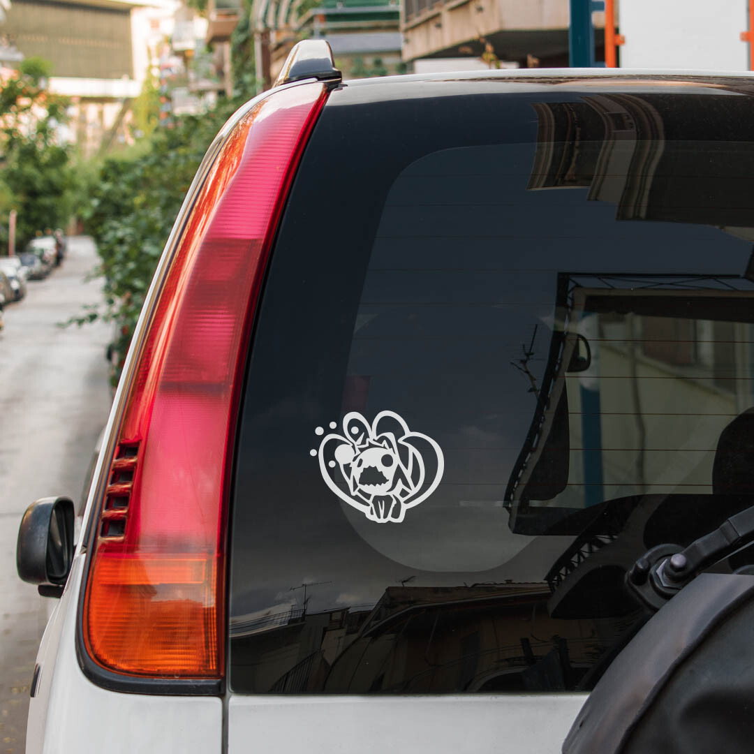 Chibi Nine Tails|Naruto|Anime|Decal Sticker-Car Window Laptop Tablet Wall Locker