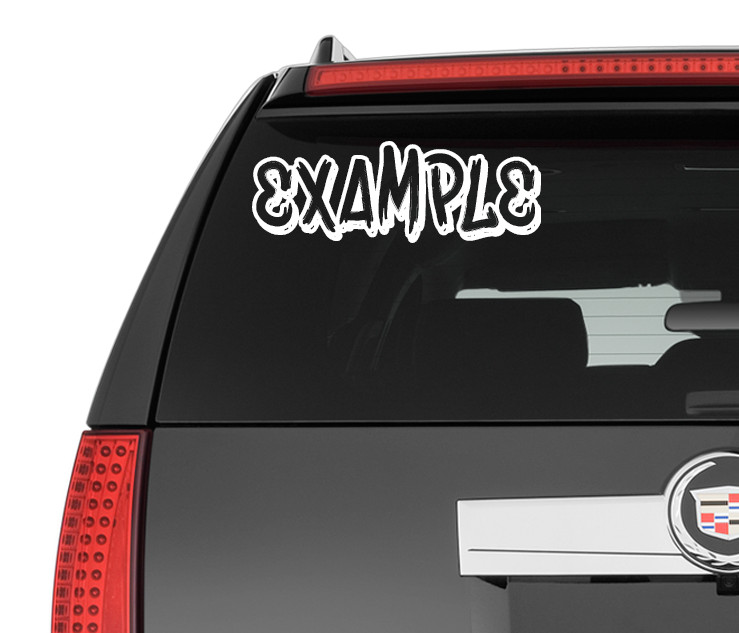 Vinyl Decal Car Truck Sticker Wall – Yes & More & Please, Daddy