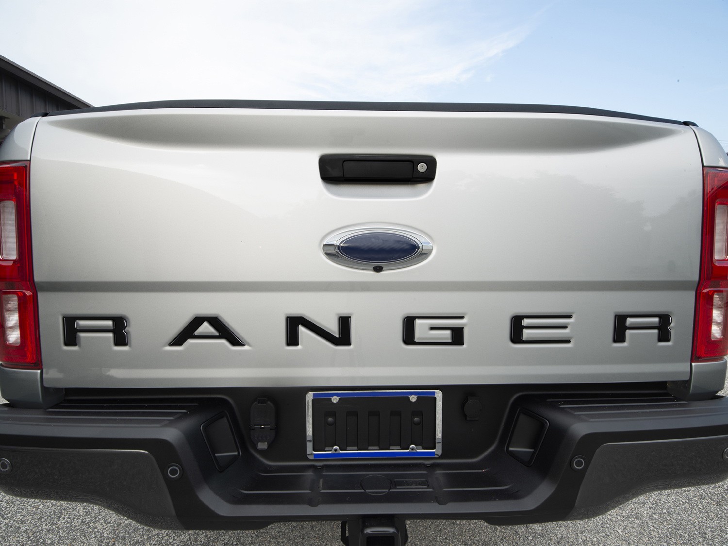 Matte Black Finish 3D Raised Tailgate Letter Pieces For 2019-2023 Ford Ranger