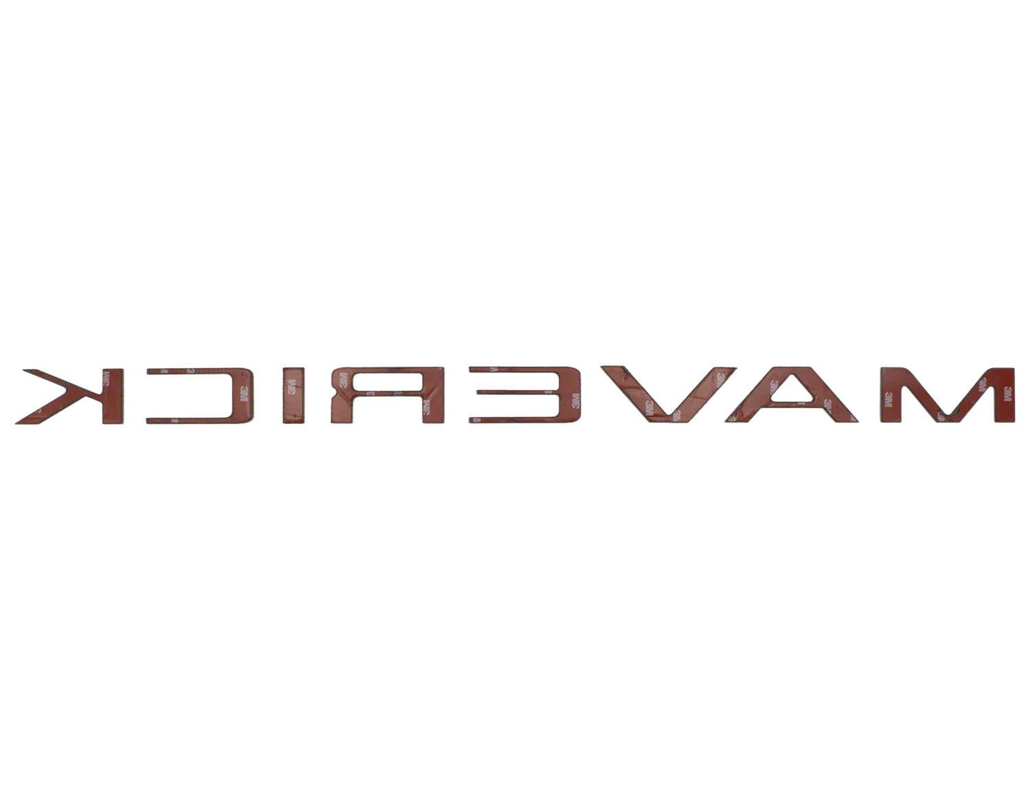 Maverick® 2022-2026 Polished Stainless Steel Tailgate Lettering Applique Badge