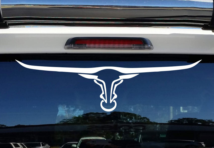 LongHorn Long horn Vinyl Sticker Decal GirlCar Window Wall Door 5cm ~ 200cm
