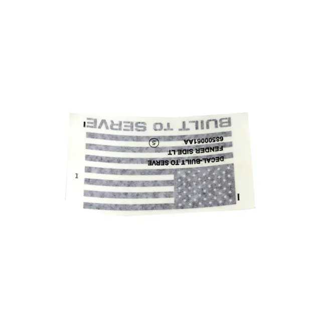 Genuine Mopar American Flag Decal Left 68500061AA
