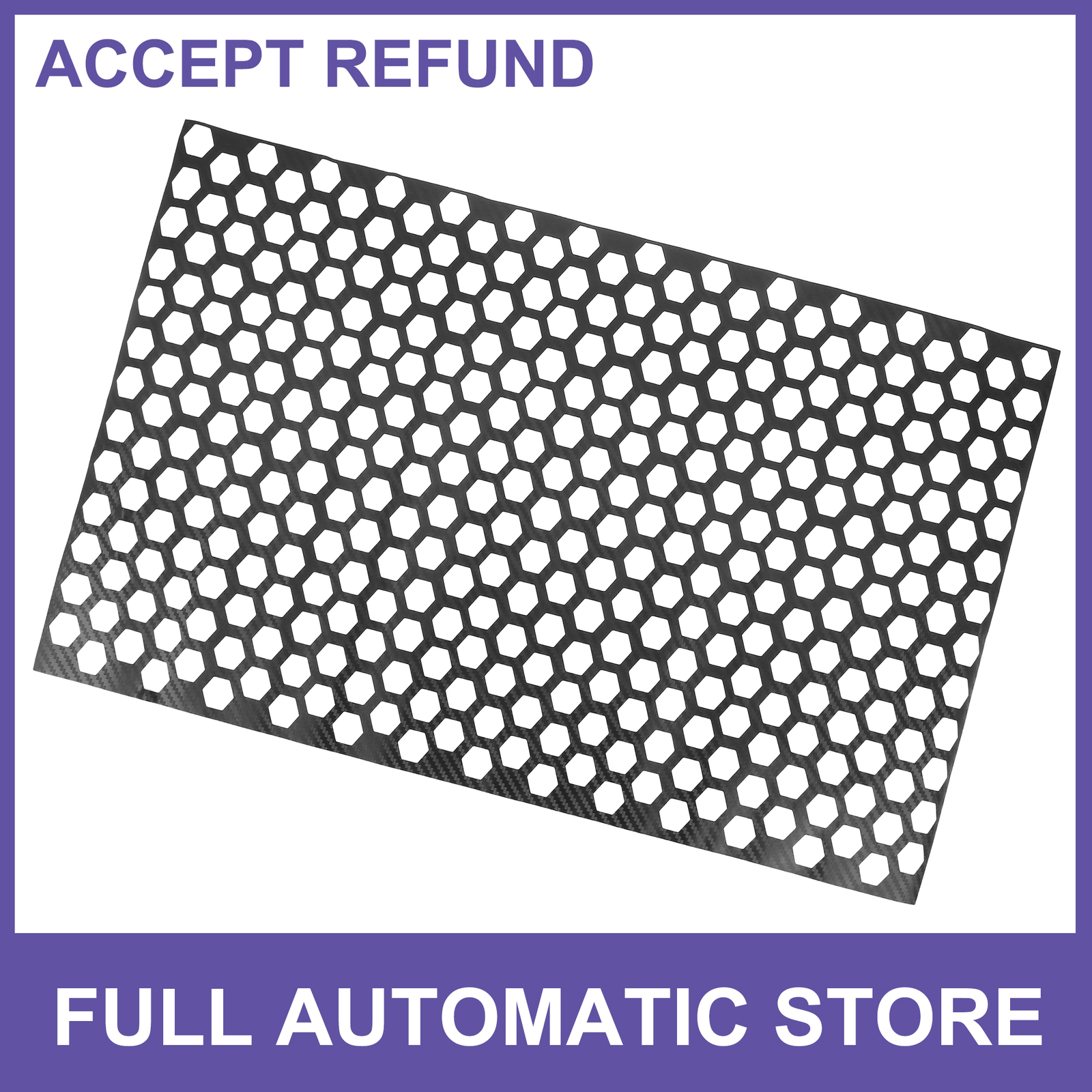 ONE Rear Tail Light Lamp Sticker Honeycomb Type Decal Carbon Fiber Style 48x30cm