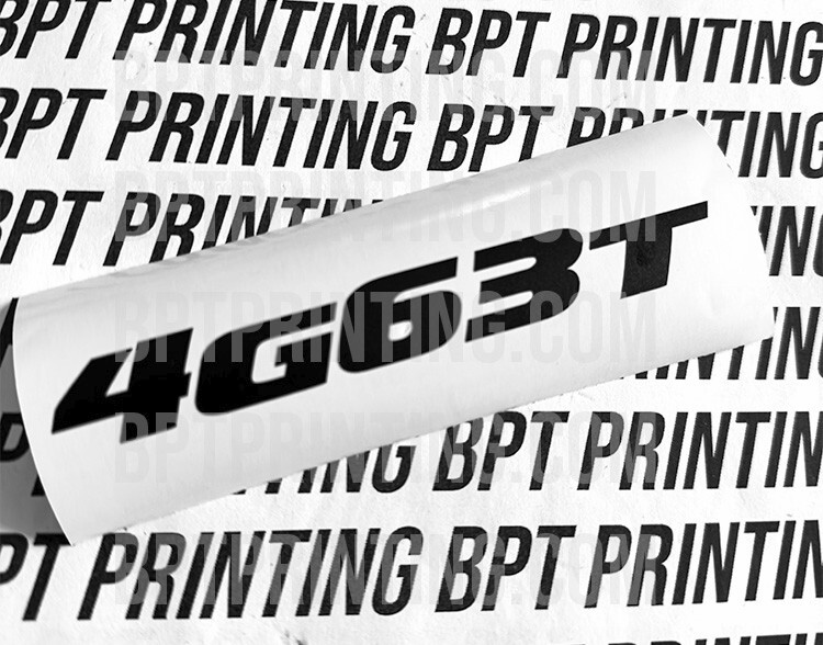 2x 4g63t Vinyl Decal Exterior Matte Black