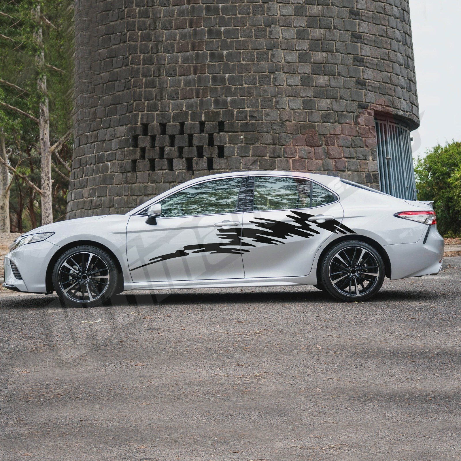 Wave surf Graphic Kit For Toyota Camry XSE XV70 XLE Stripe Decal stickers vinyl