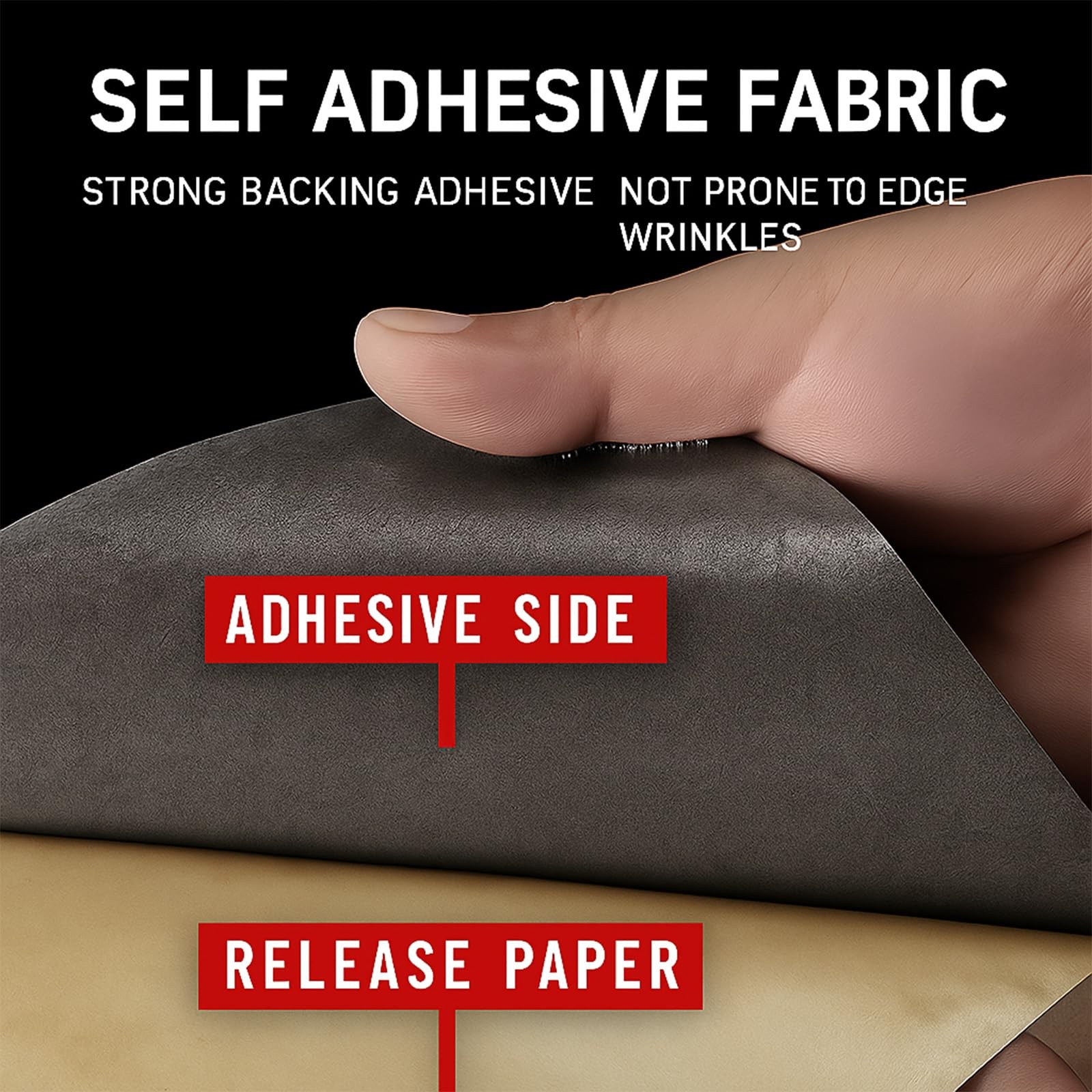 SelfAdhesive Suede Film for Car Interior Stretchable, Scratchproof, DIY
