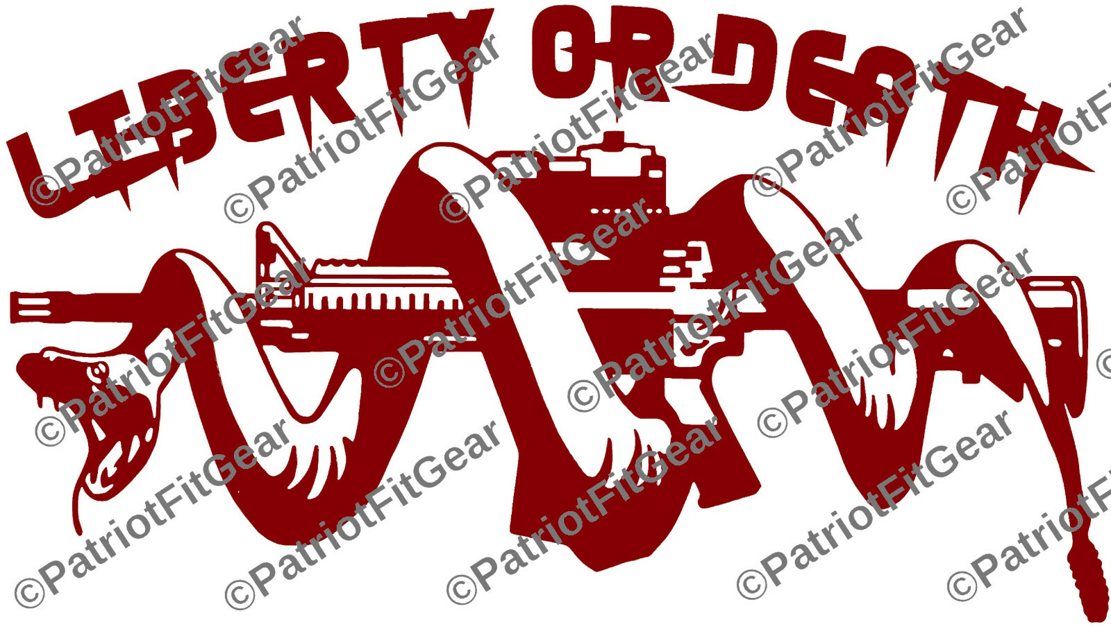 Liberty Or Death,8″x4.5″,Second Amendment,2A,Molon Labe,Snake Coiled,Vinyl Decal