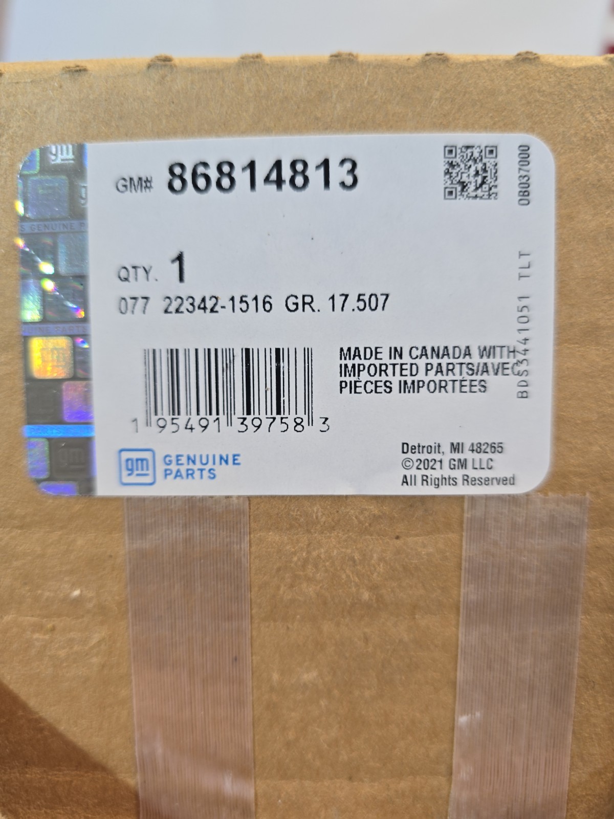 OEM 2021-2023 Cadillac Escalade Right Rear GM Applique 86814813 🇺🇲⭐️