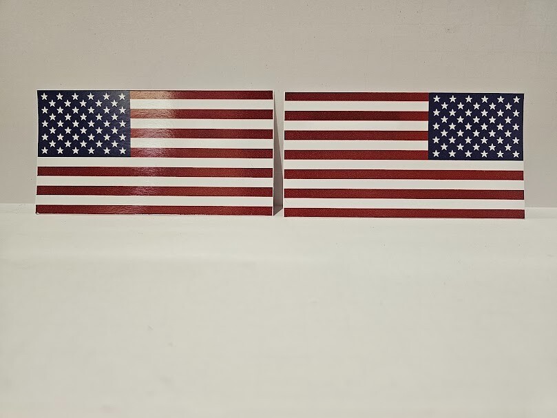 American Flag Decals Sticker United States USA Window Bumper Toolbox Left Right