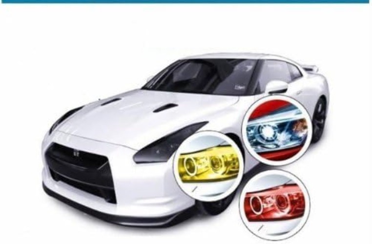Single Use Waterproof Rose Pink Tint Vinyl – 12×48″ for Headlights & Tail Lights