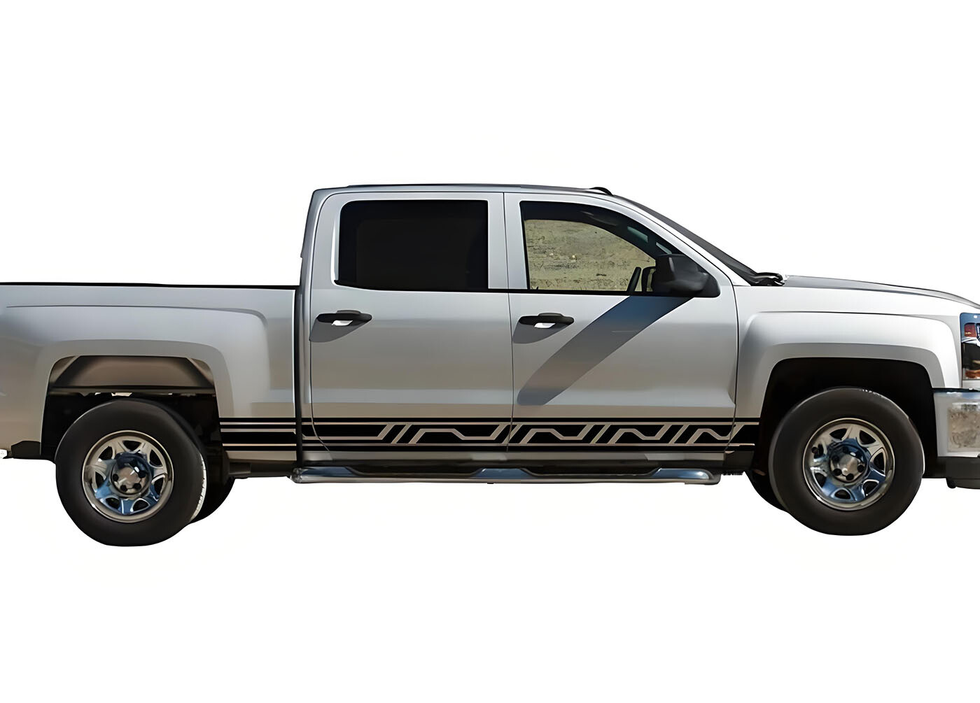 Car Side Stripe Graphics Sticker For Silverado Ford F150 Vw Amarok Hilux Tacoma