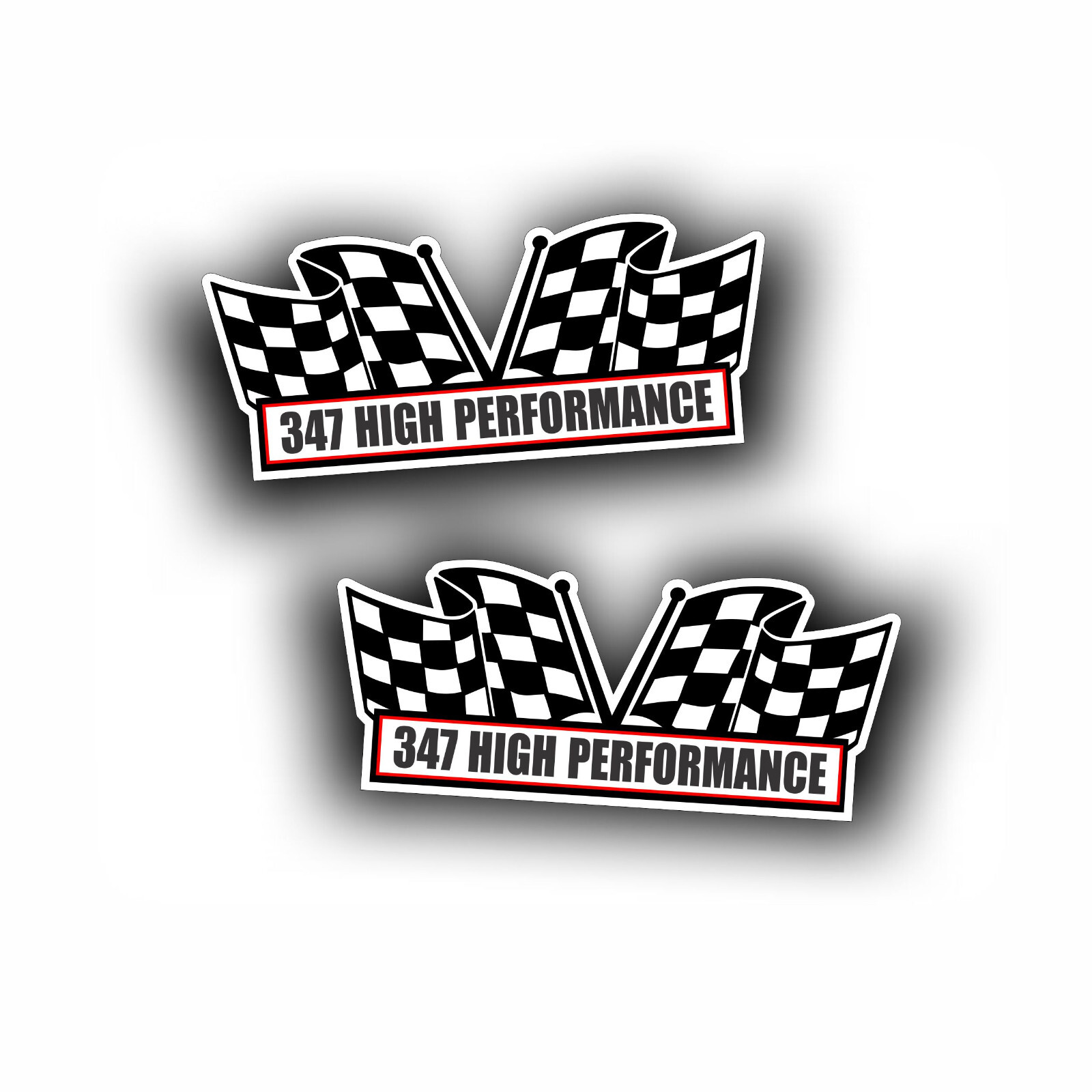 347 HIGH PERFORMANCE AIR CLEANER engine DECAL Fits Ford Stroker stroked motor 2X