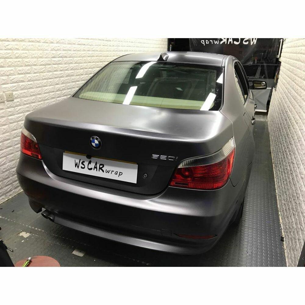 3M 2080 Scotchprint Satin Dark Gray Vinyl Car Wrap Film | S261