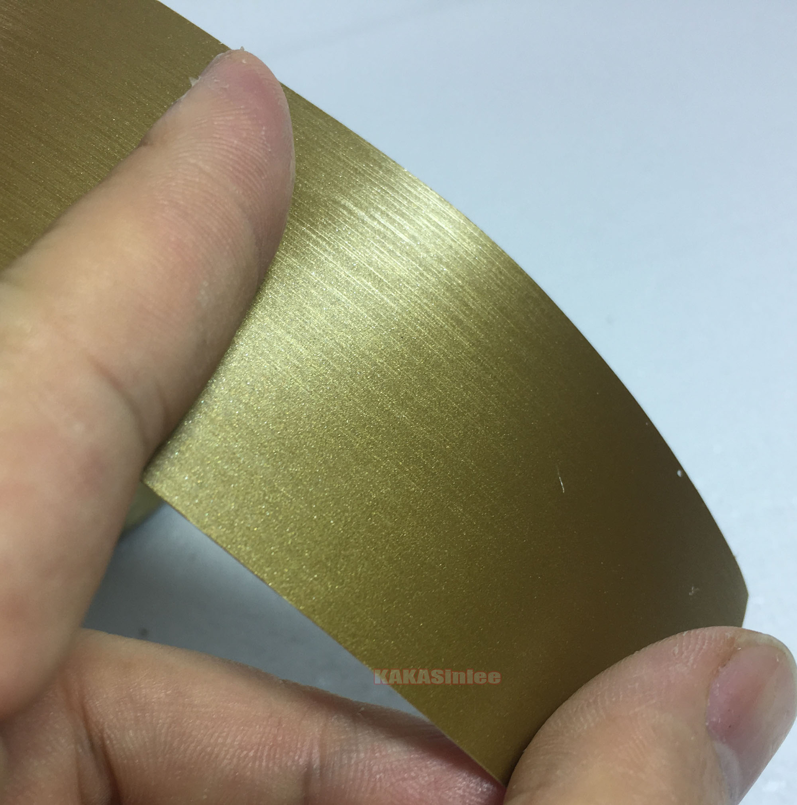 1.2″ Wide Gold Car House Metal Brushed ALUMINUM Vinyl Wrap Sticker Tape Strips