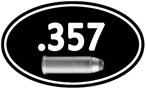 357 Ammo Can Labels Decals Gun Stickers 2 PACK 5×3 Oval 357 Revolver