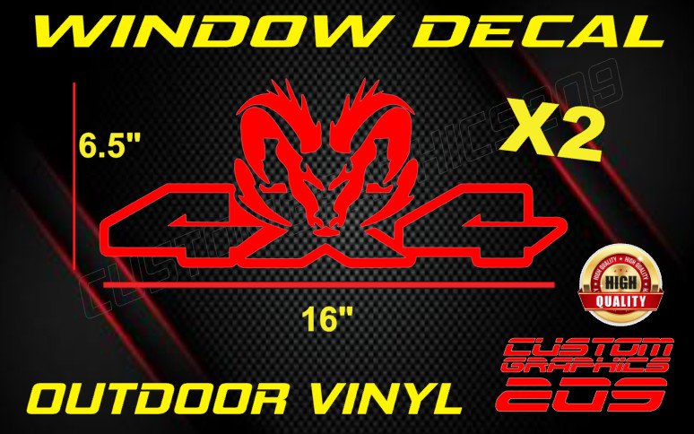4×4 Truck Side Bed Decal Set x2 Premium Oracal 651 Vinyl USA