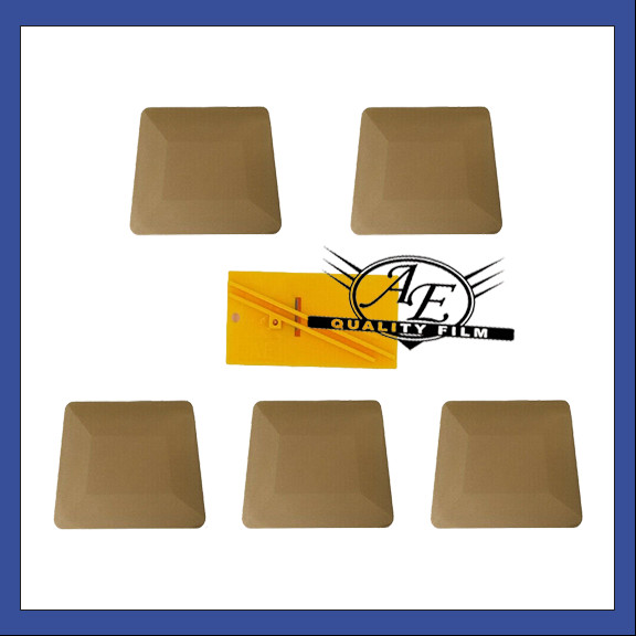 6PC 4″ Gold Hard Card Set and Sharpener Auto Window Tint and Vinyl Wrap Install