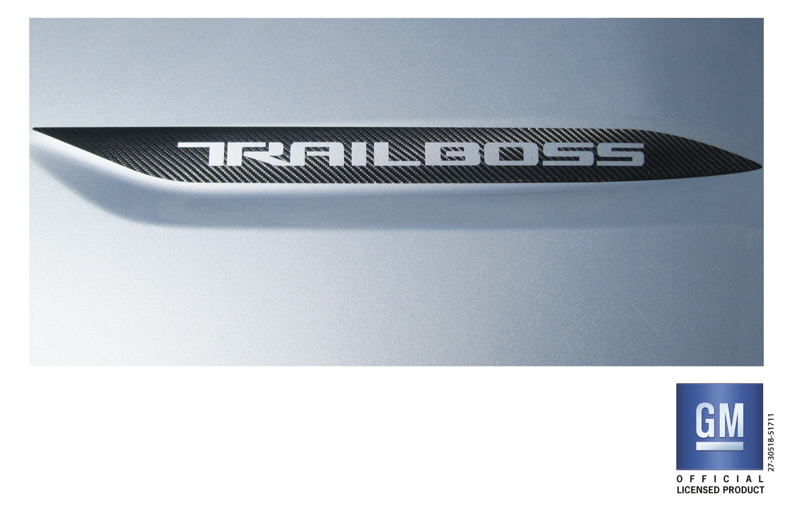 2019 20 21 22 Chevy Silverado Z71 TRAIL BOSS Carbon Fiber Hood Spears Decals (2)