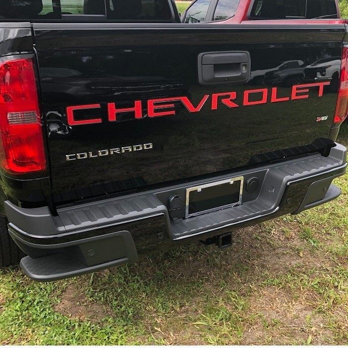 Tailgate Letter Decals For 2021-2022 Chevrolet Colorado – Many Colors