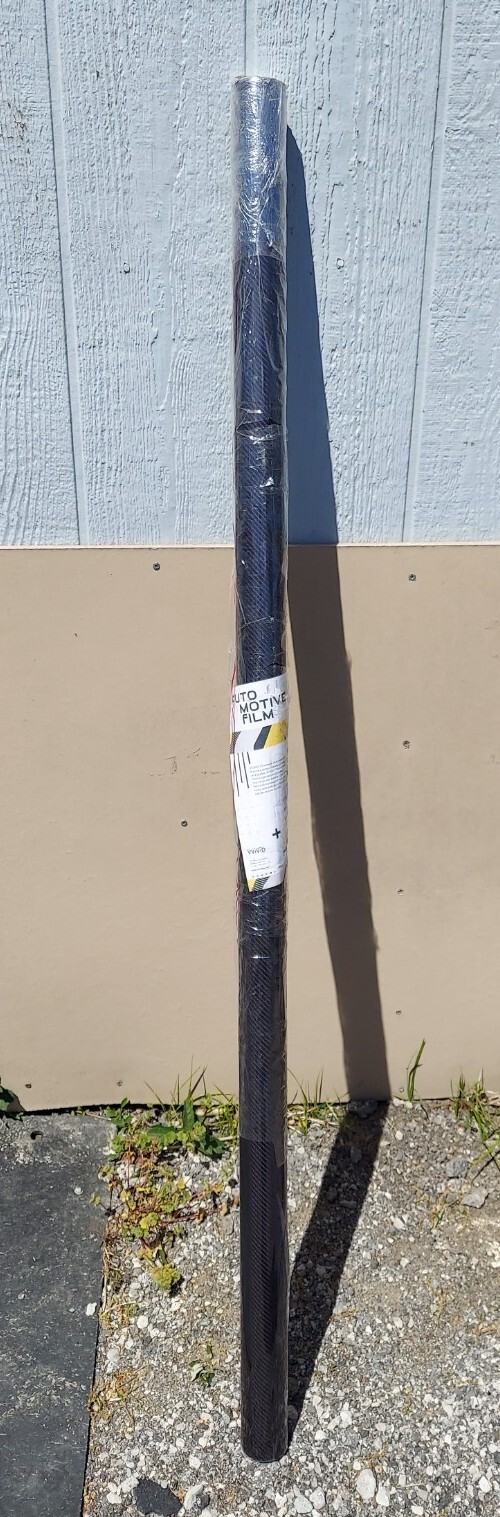 Vvivid Vinyl Wrap Carbon Fiber 5′ x Unknown Length, Has Damage on One End