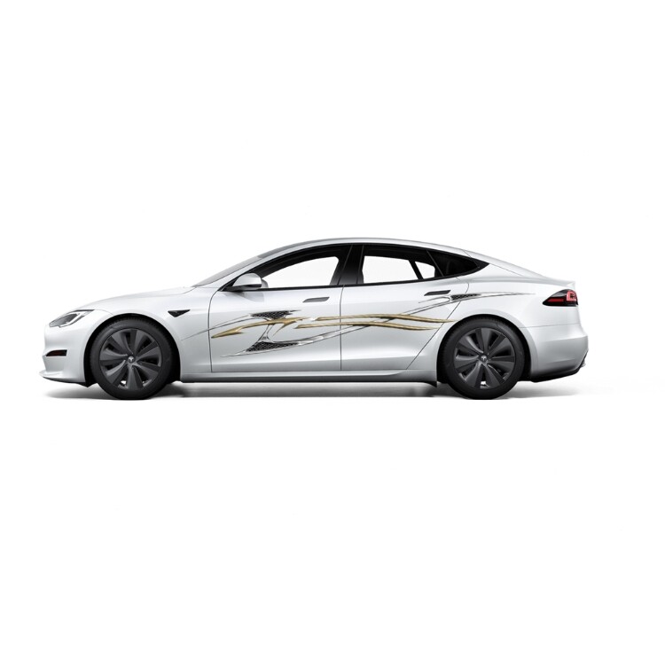 Illusions Tidal Wave MEDIUM Graphics for Cars & Trucks (HR09M)