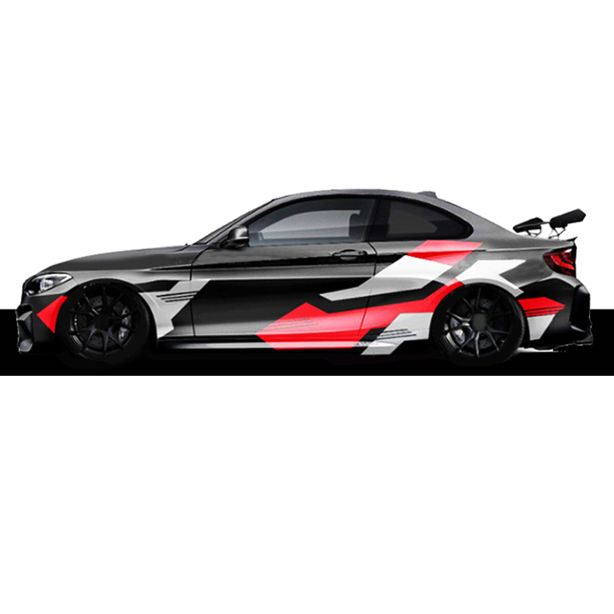 Car Body Sides Sticker Trim Racing Sport Graphics Vinyl Decals DIY Decoration