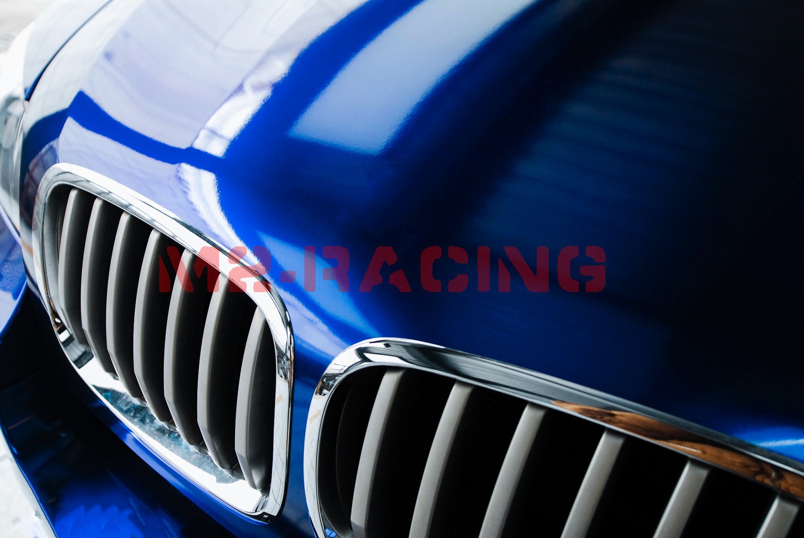 Gloss Metallic Sapphire Blue PPF TPU Paint Protection Film Dry Wet Vinyl Wrap