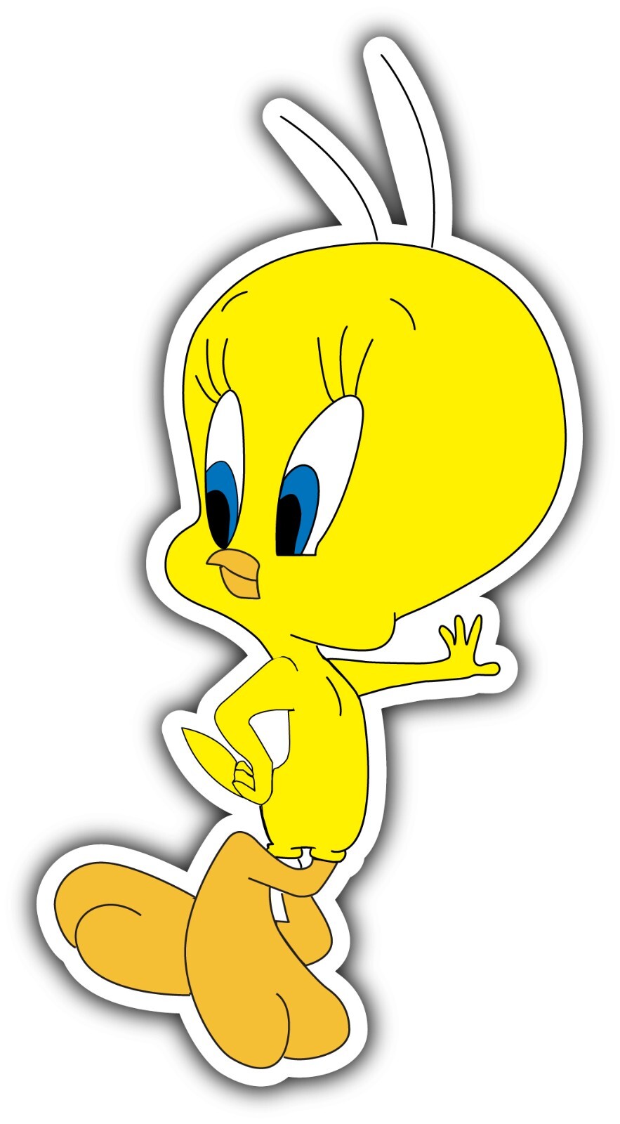 TWEETY BIRD KIDS CARTOON DECAL STICKER 3M US TRUCK LOONEY VEHICLE WINDOW WALL