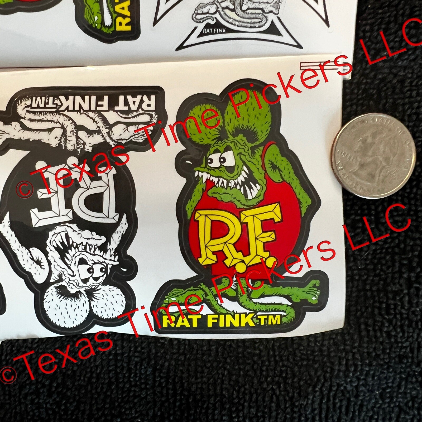 10 Rat Fink Mouse Ed Big Daddy Roth Hot Rod Art Vinyl Decal Sticker Car Truck
