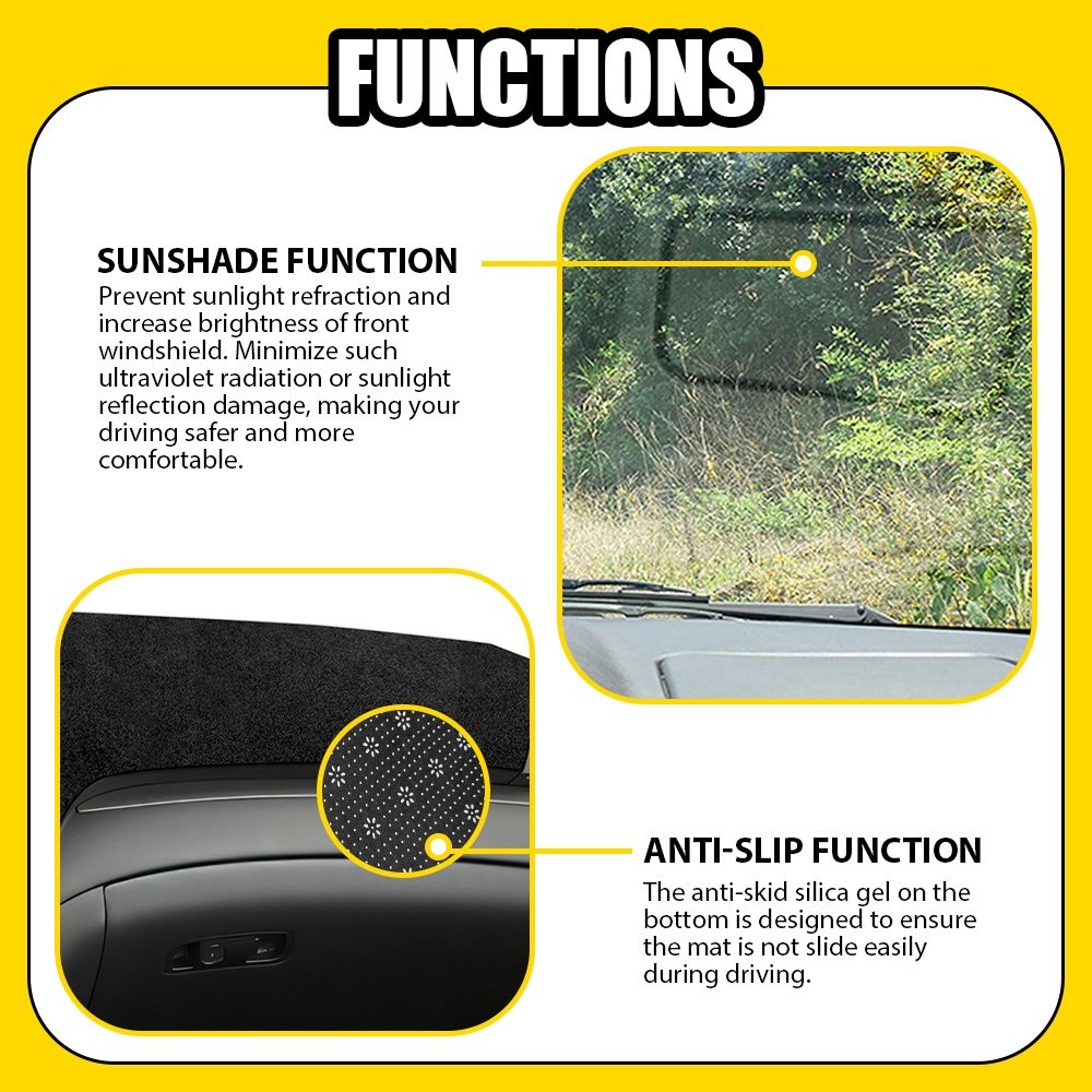 For Toyota Corolla 2009-13 Dash Board Cover Pad Mat Sun Anti-Glare Interior 1-5X