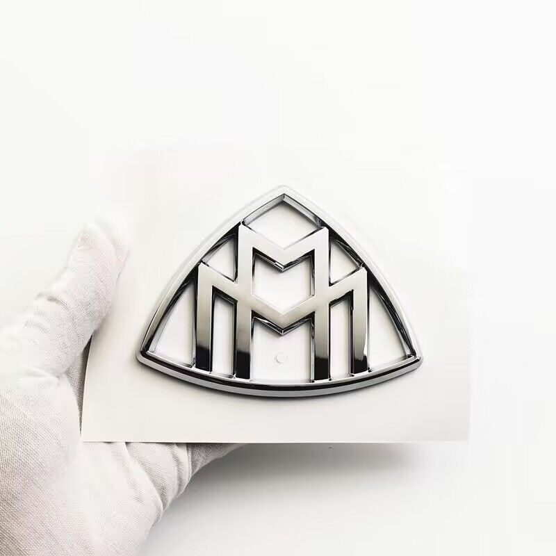 4pcs Silver Maybach set Fender Side Rear Trunk Emblems Badge For S-Class W222