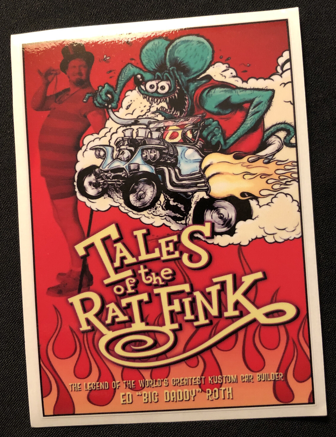 RAT FINK STICKER “TALES OF THE RAT FINK” 3 3/4 X 5“ ￼