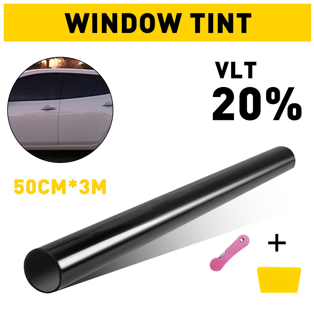 1-10X Uncut Roll Window Tint Film 20% VLT Car Vehicle Home Office Glass 20″x10ft