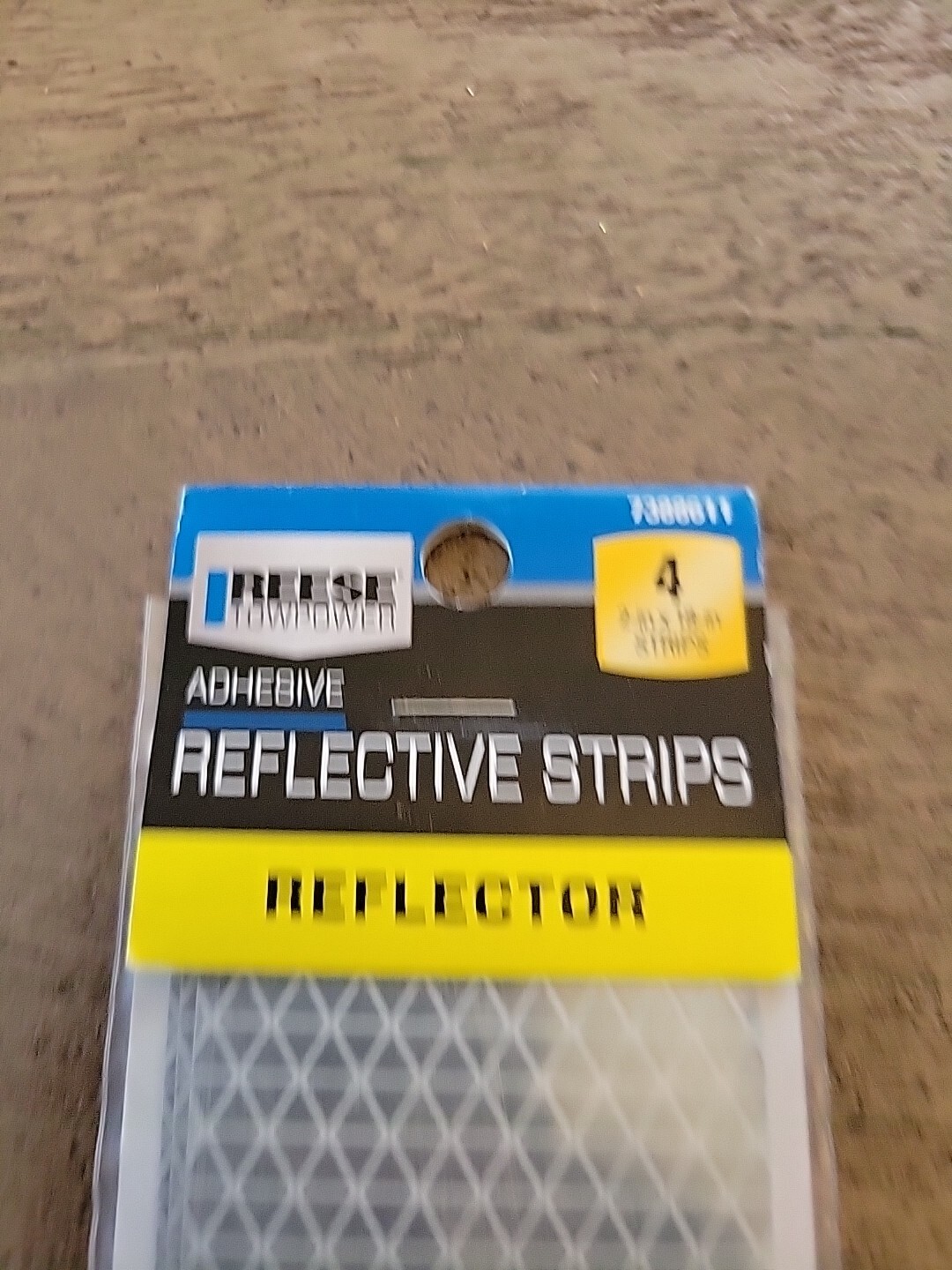 NEW! REESE TOWPOWER, Adhesive Reflective Strips, 4pc, 18″X 2″, 73886
