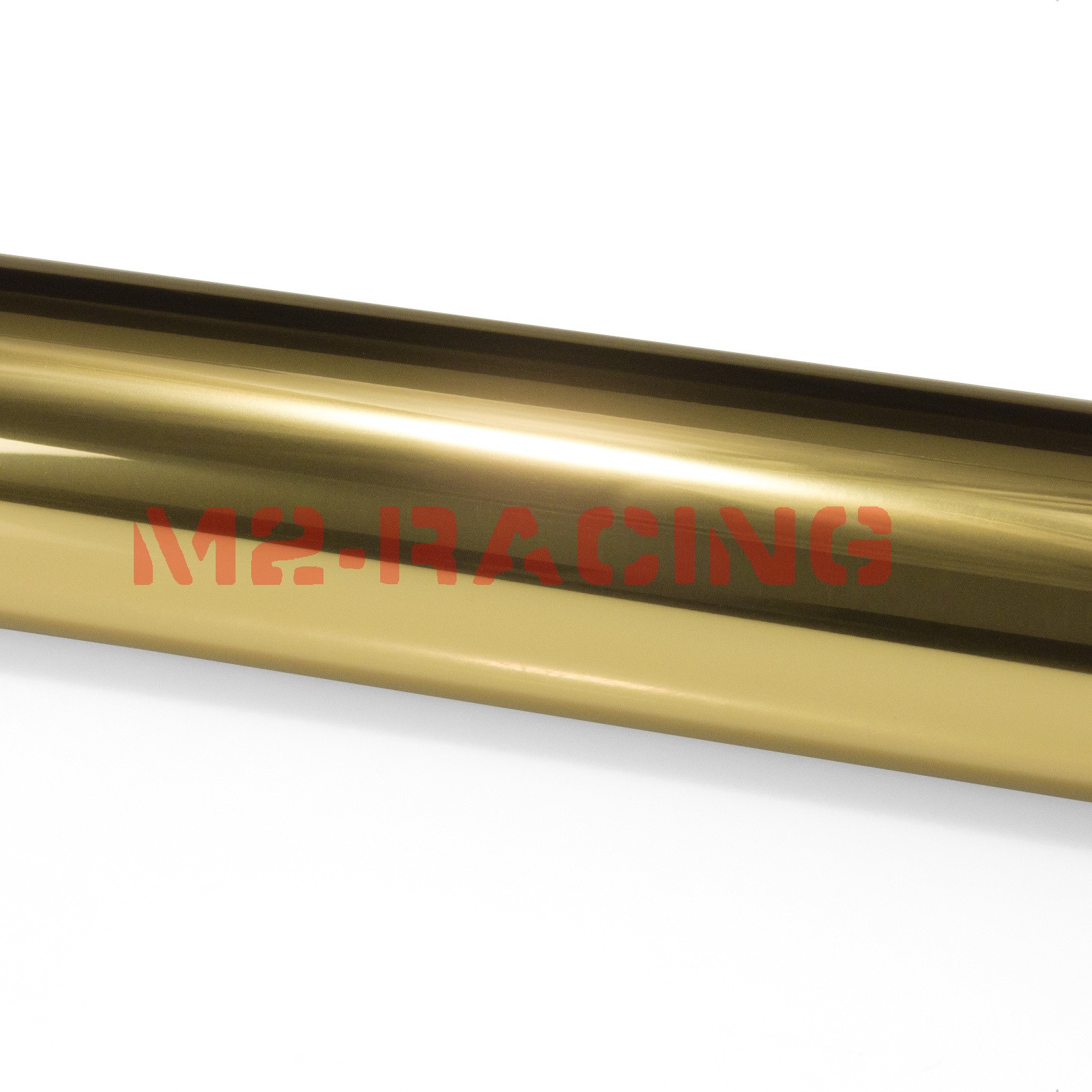 Gold Chrome Window Tint One Way Mirror Film UV Heat Reflective Home Office DIY