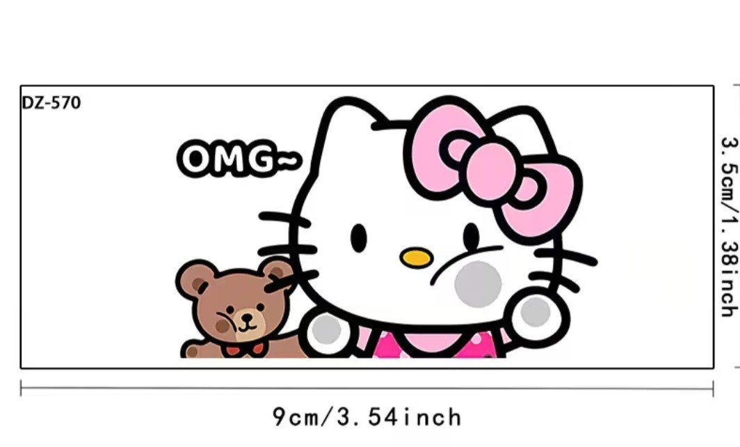 HELLO KITTY DECAL STICKER TRUCK VEHICLE WINDOW WALL CAR Free Shipping
