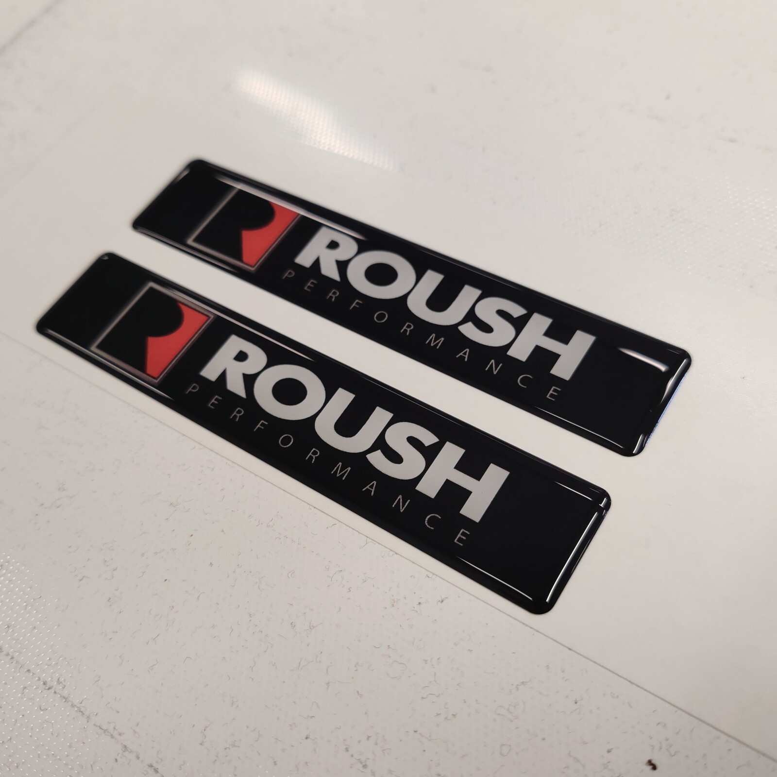 Roush Performance 3D Domed Badge Emblem Decals 2pcs / Sticker Resin Set