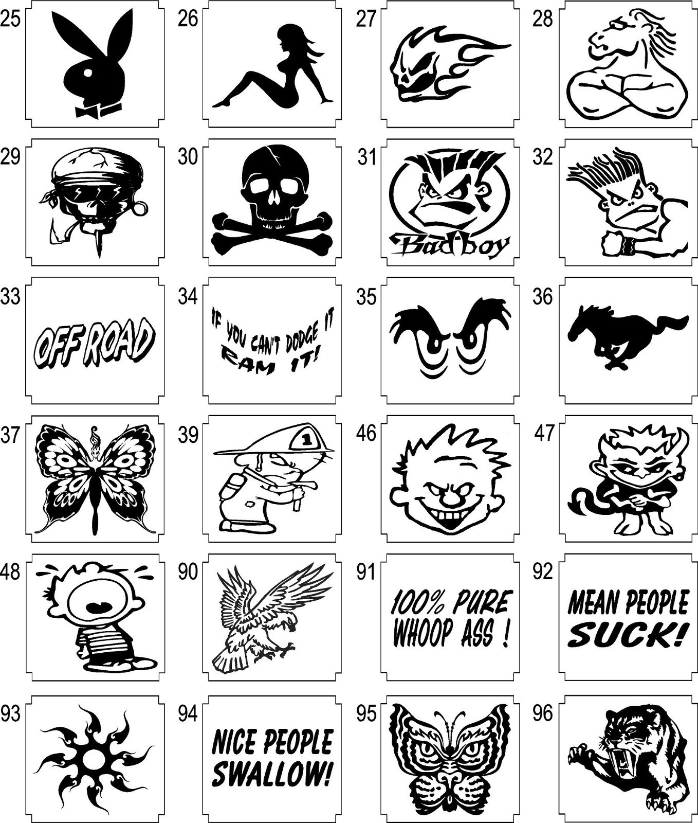 BUTTERFLY 4.5″ Vinyl Decal Graphic Car Vehicle High Quality-Weather Resist #37