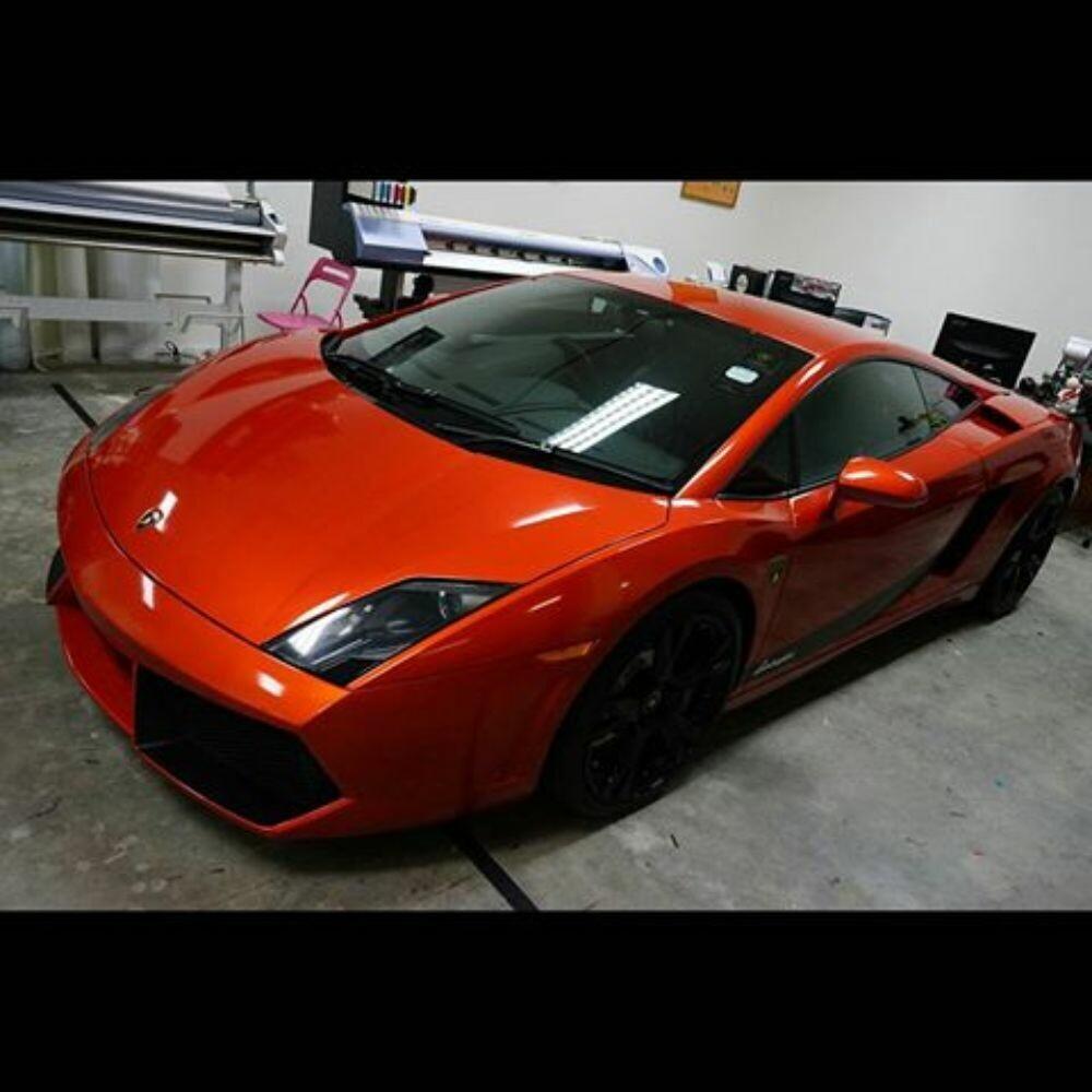 3M 1080 / 2080 Scotchprint Gloss Fiery Orange Vinyl Car Wrap Film | G364