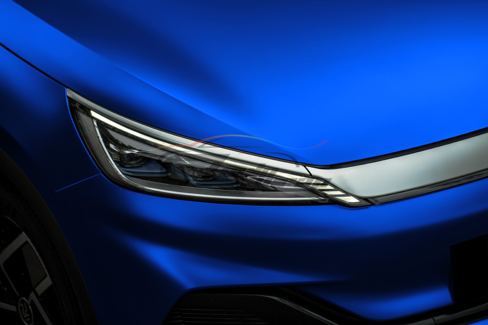 Matte Metallic Cobalt Blue TPU PPF Paint Protection Film Dry Wet Auto Vinyl Wrap